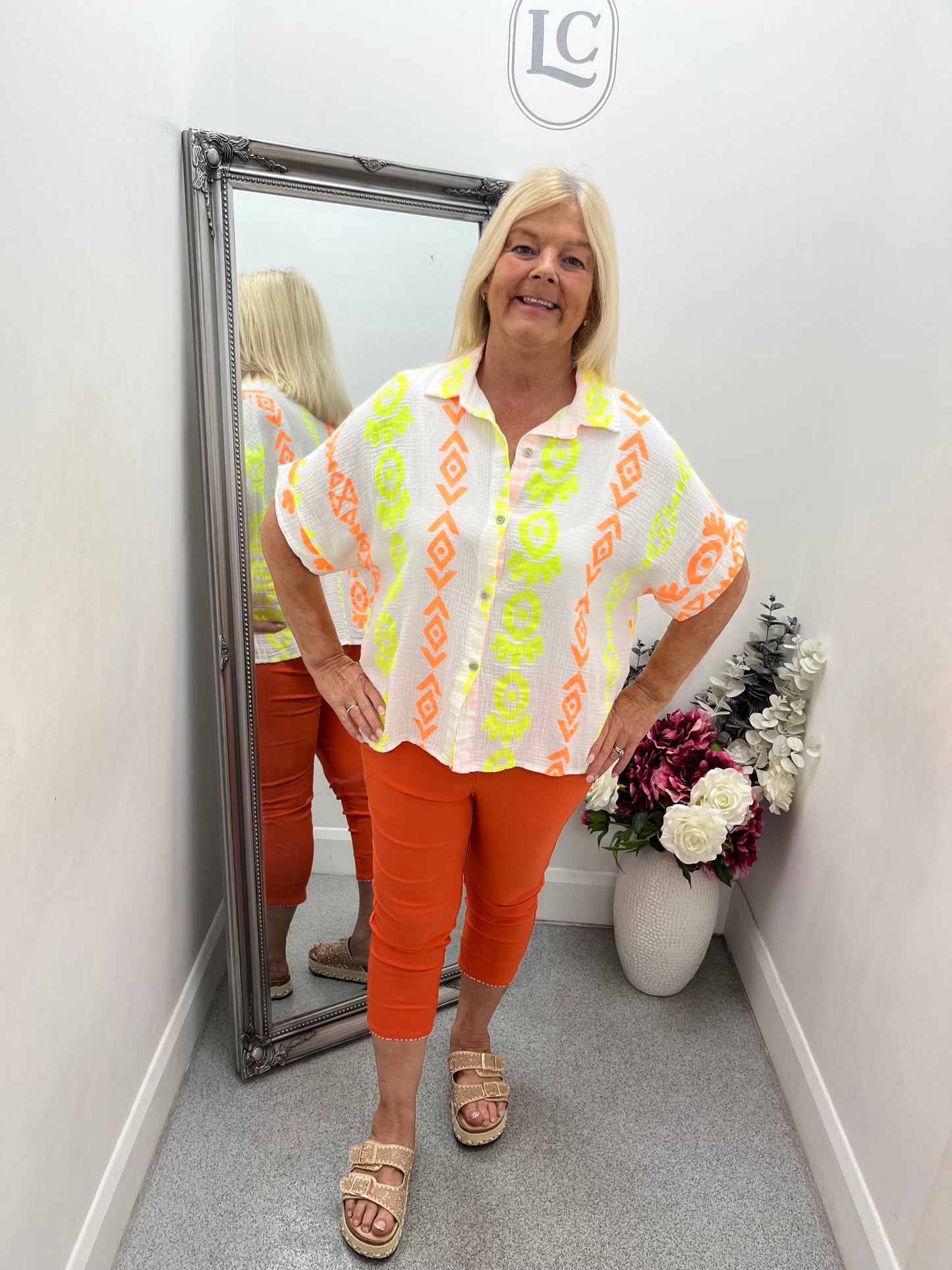 Neon Print Shirt in 5 colours