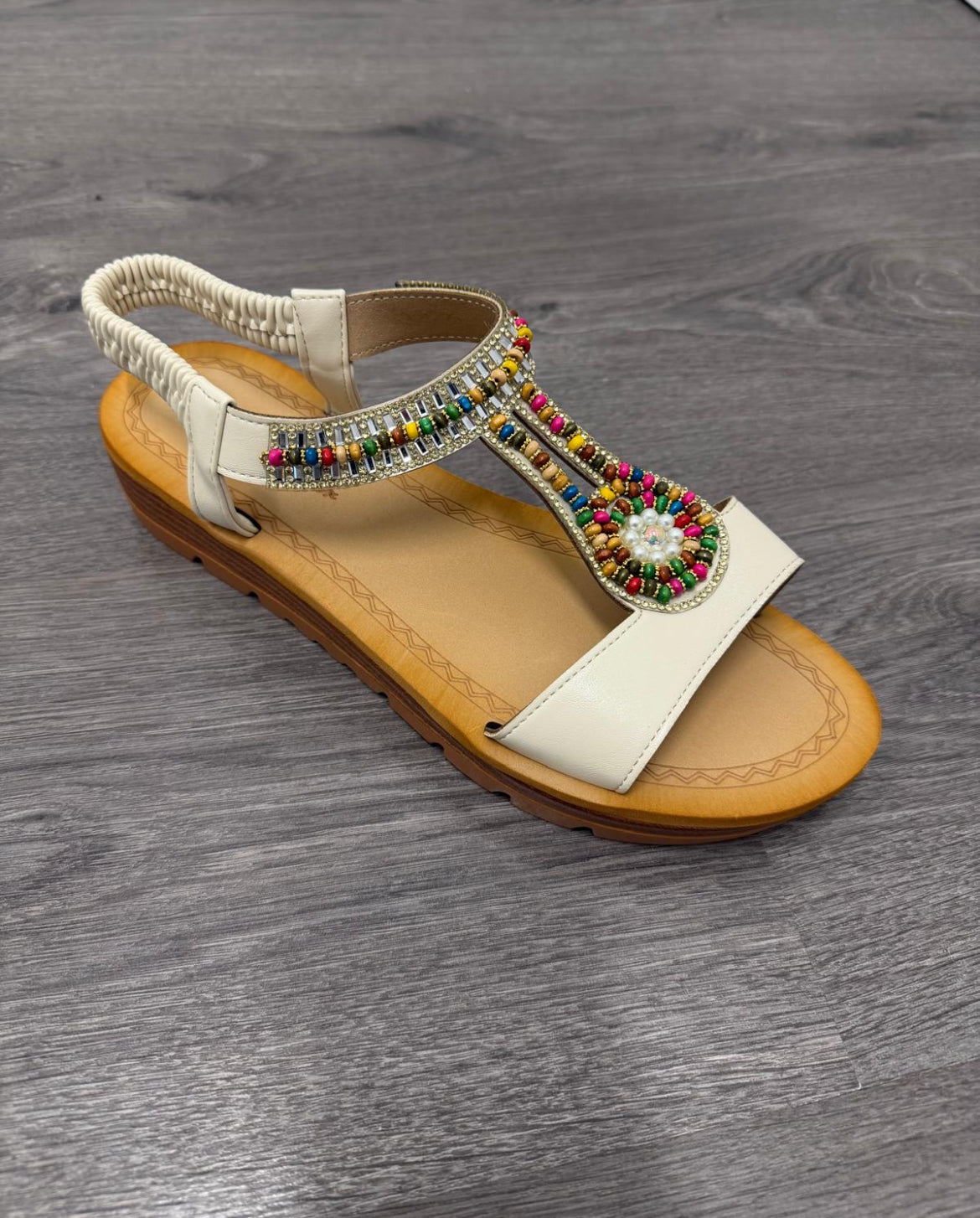 Beige Cassie Sandal