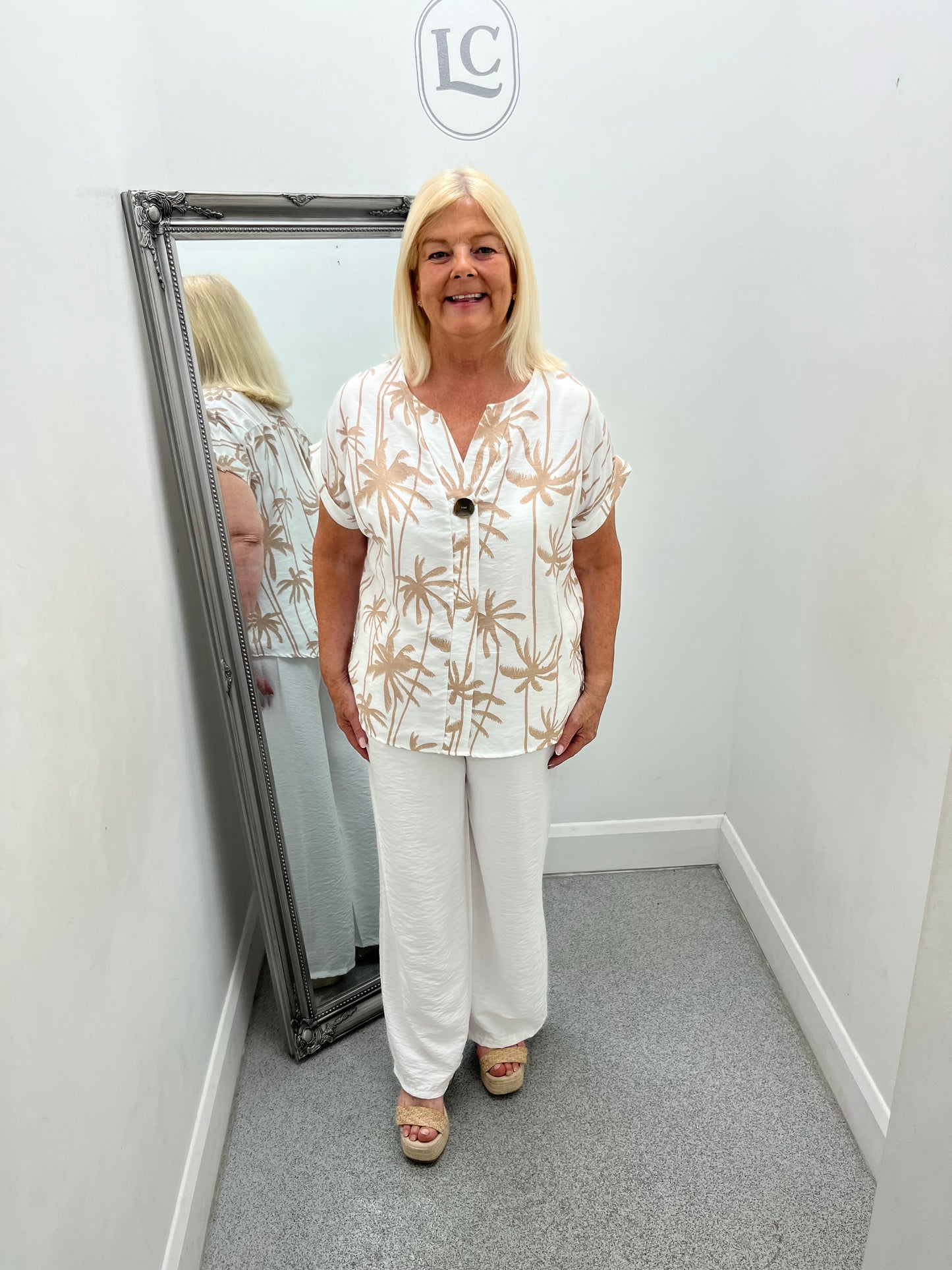 Palm Print Shirt in 7 colours