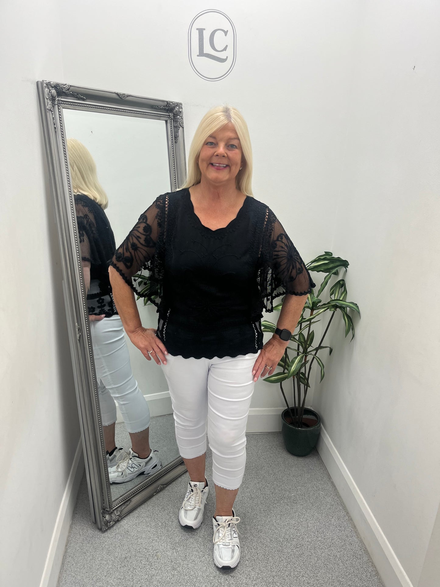 Lace Sleeve Top in 3 colours