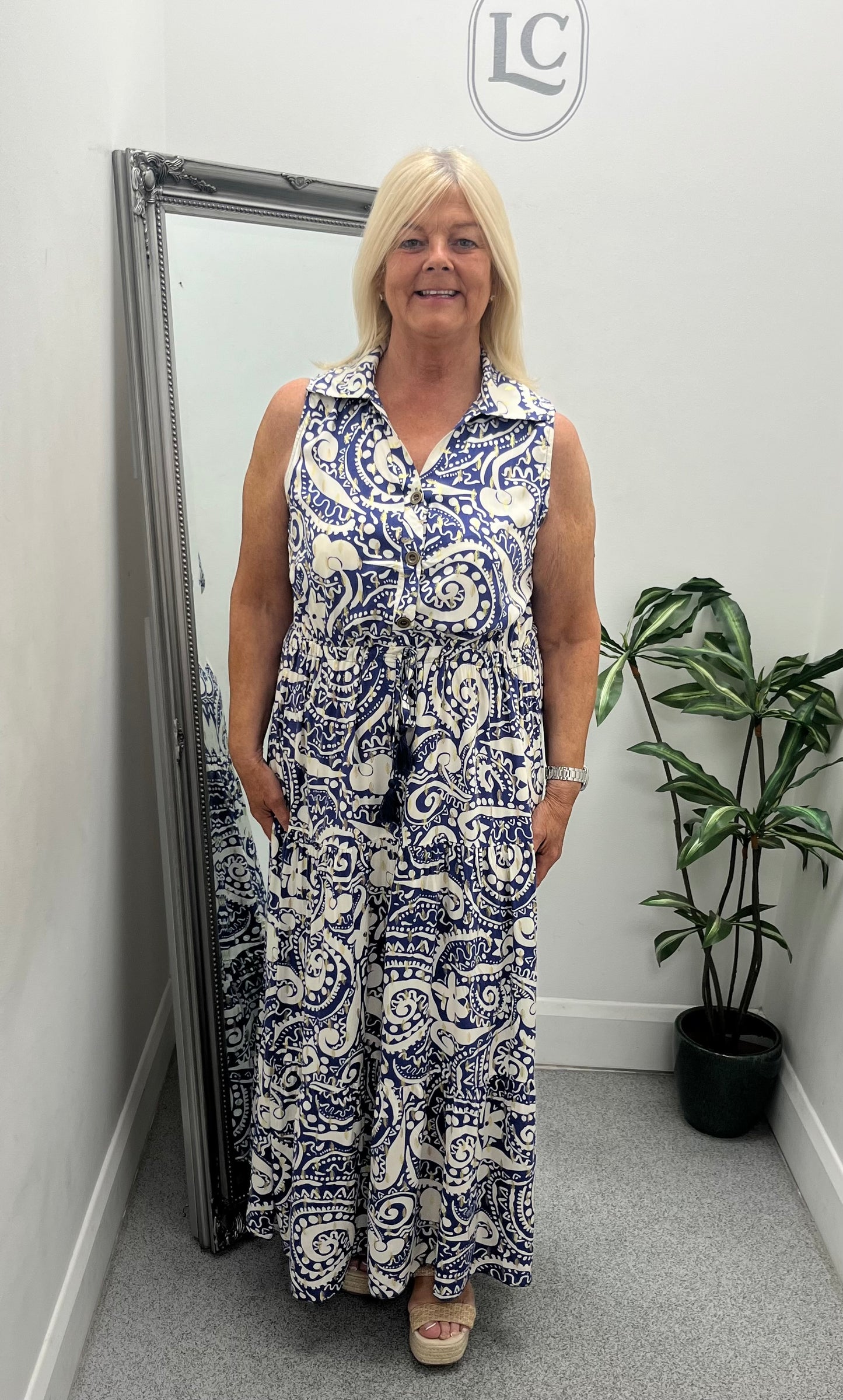 Sleeveless Collar Maxi in 5 colours