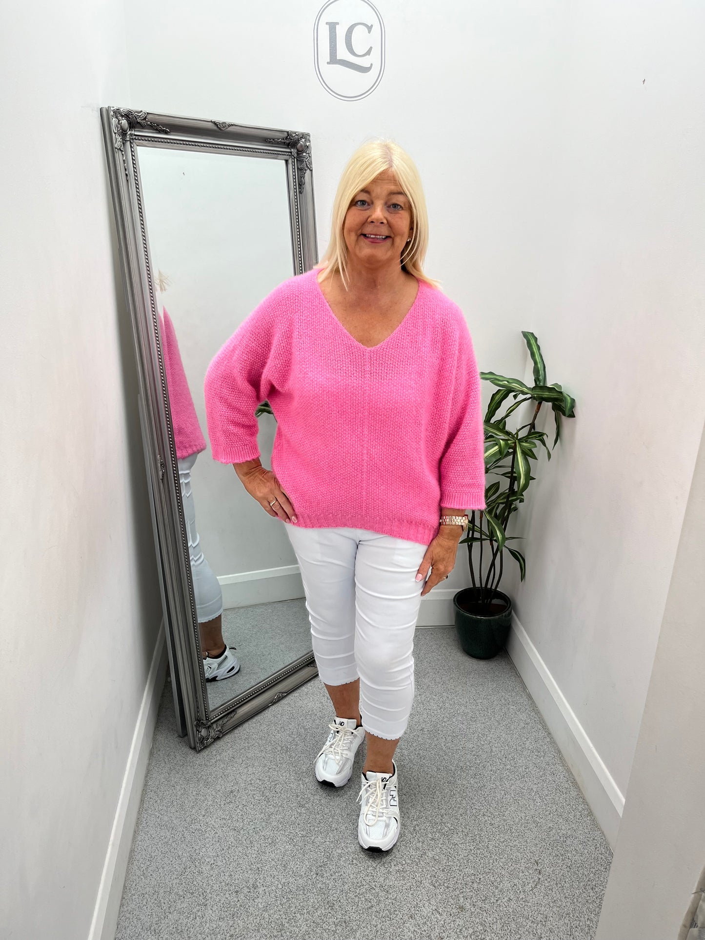V Neck Soft Knit Jumper