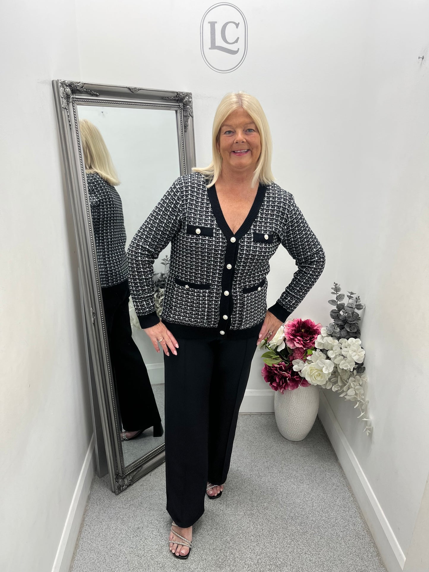 Chloe V Neck Cardigan in 2 colours