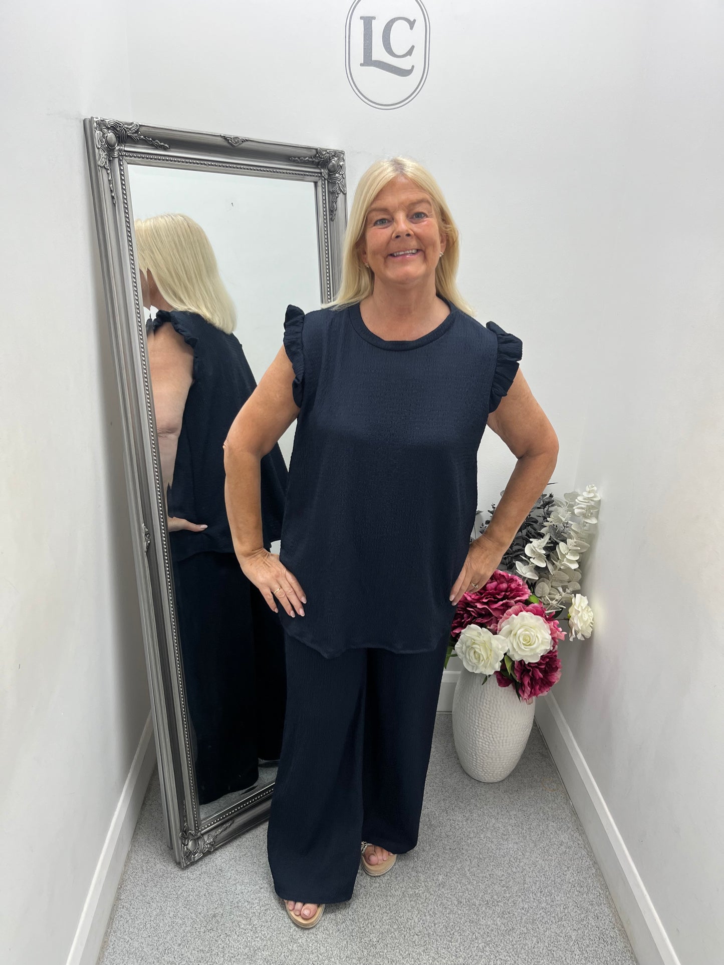 Georgia Top and Trouser Set in 9 colours