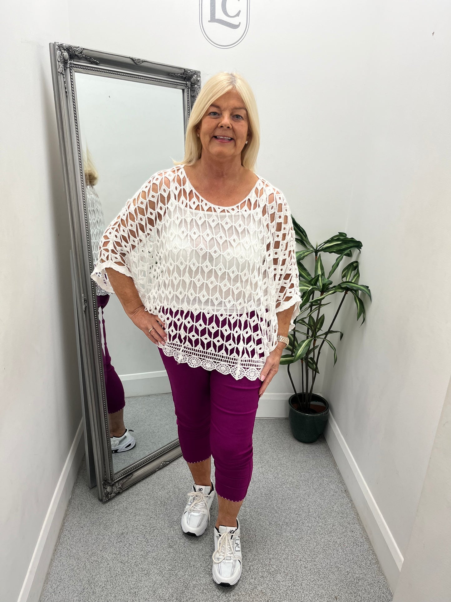 Scalloped Crotchet Set in 6 colours