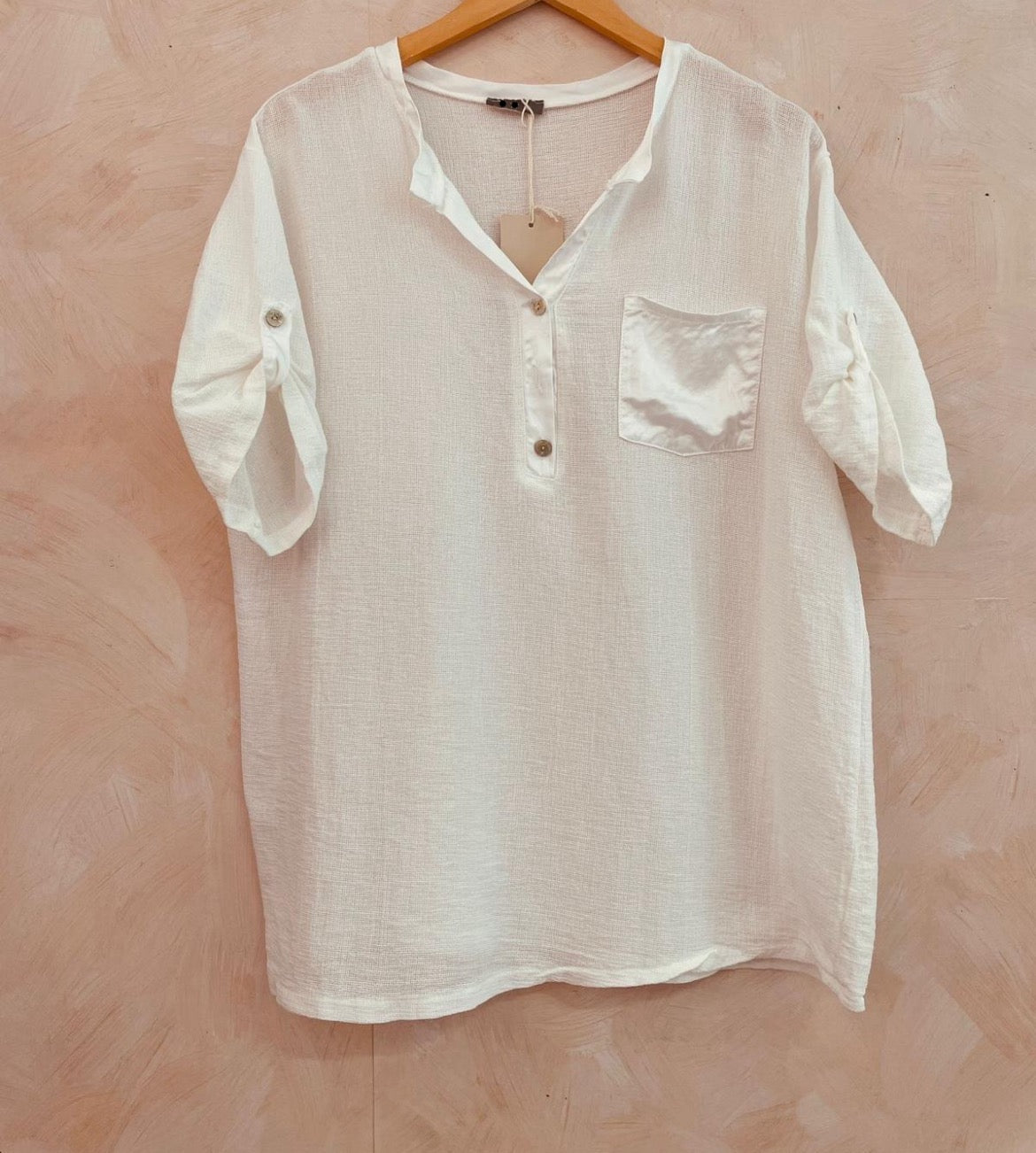 Mandarin Collar Shirt