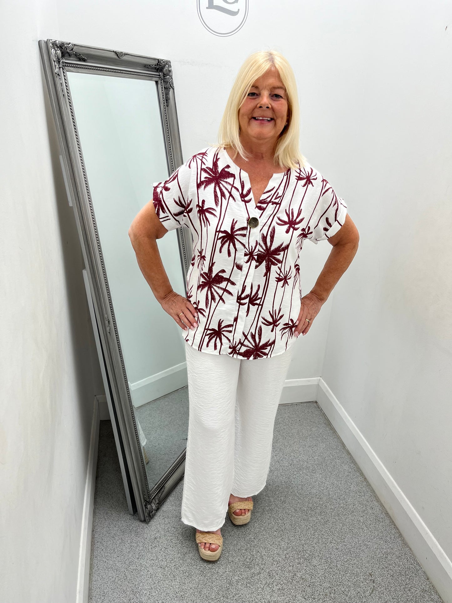 Palm Print Shirt in 7 colours