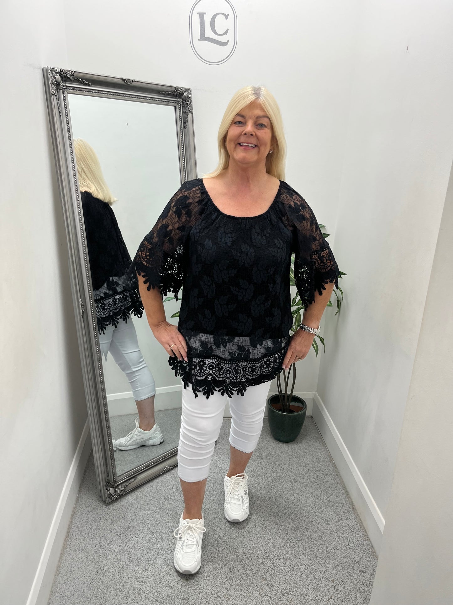 Bardot Lace Top in 8 colours