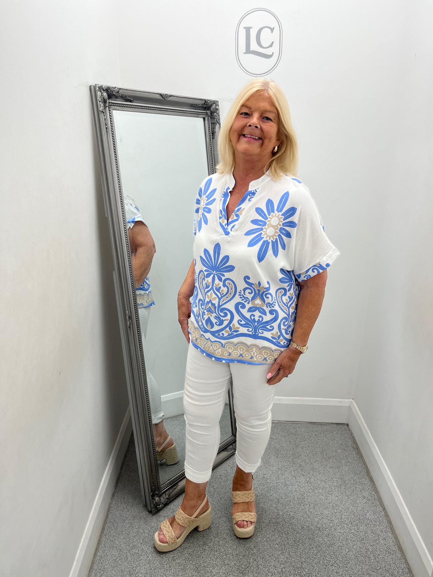 Annabelle Top in blue
