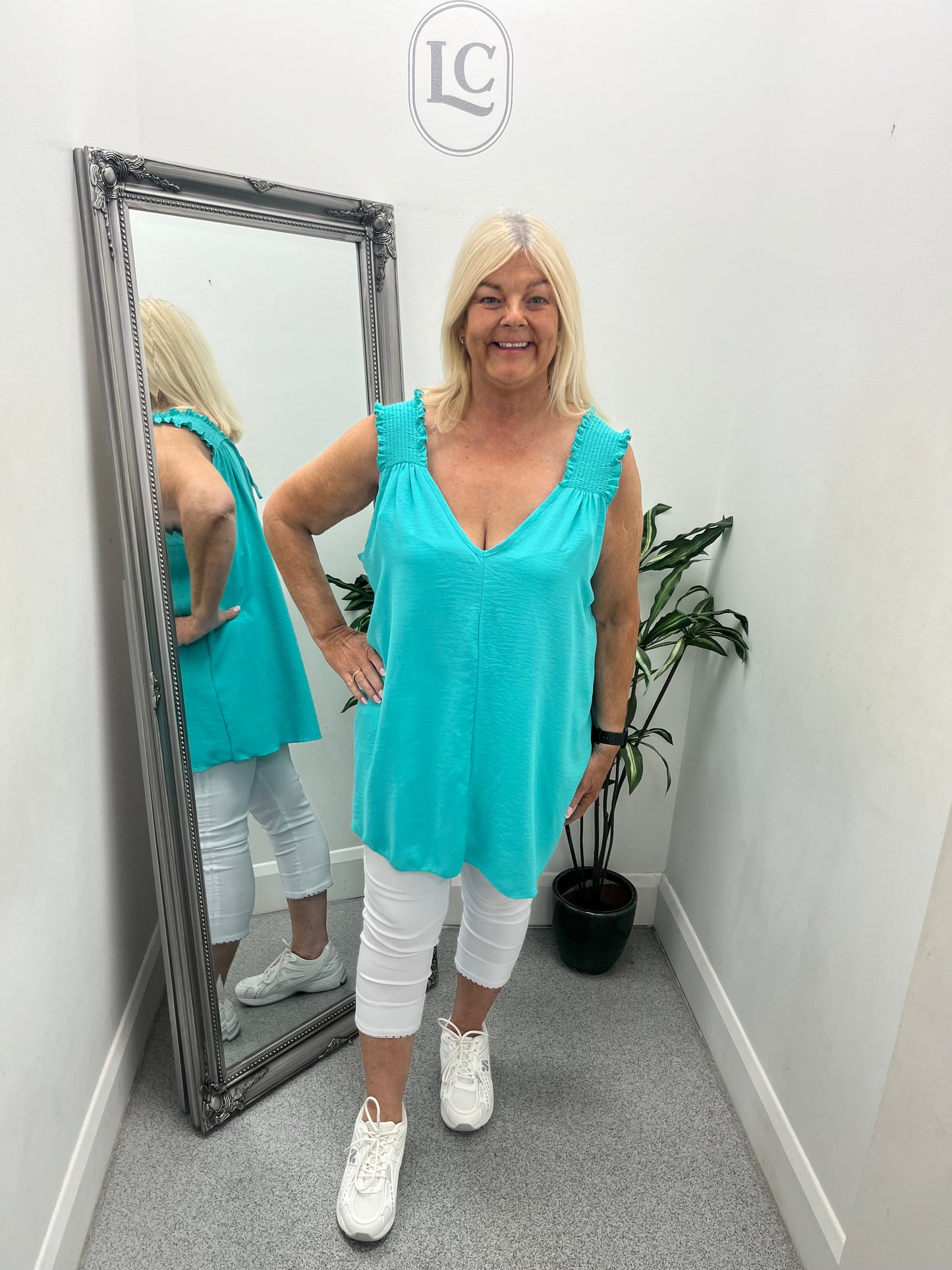 Alison Plus Size Vest Top in 7 colours