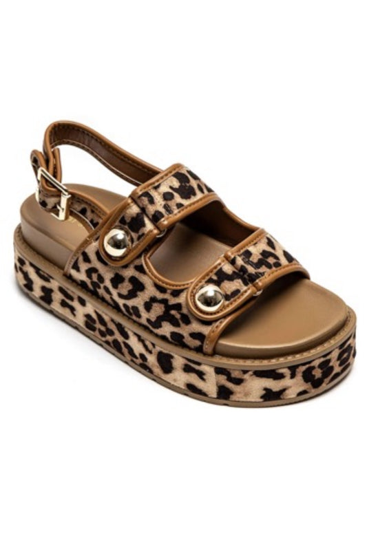 Leopard Print Sandal