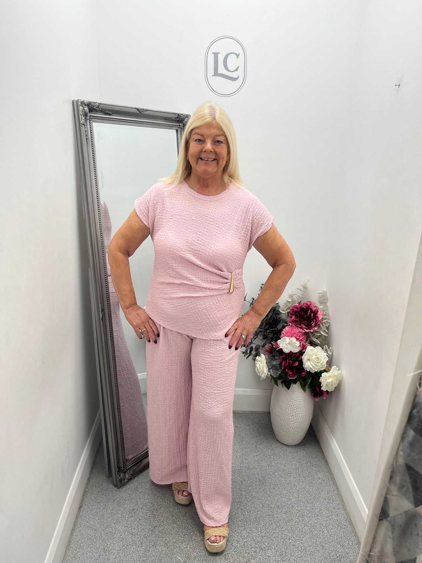 Jodie Top and Trouser Set in 10 colours