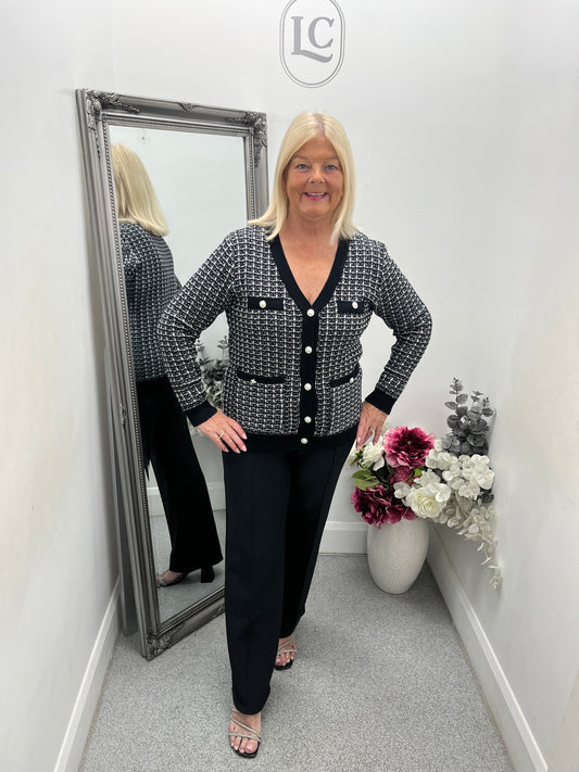 Chloe V Neck Cardigan in 2 colours
