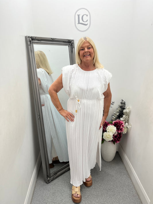 Pleated Maxi Dress in 7 colours