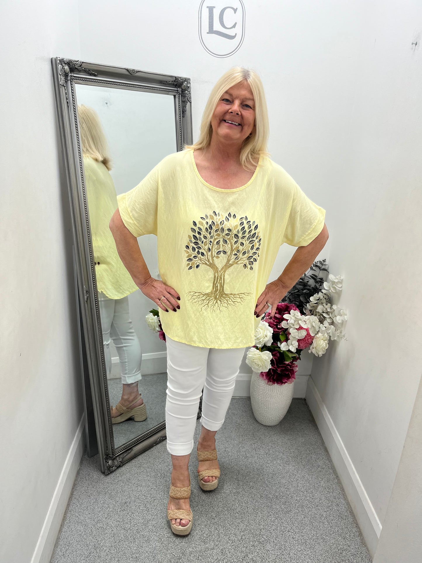 Printed Tree Top in 10 colours