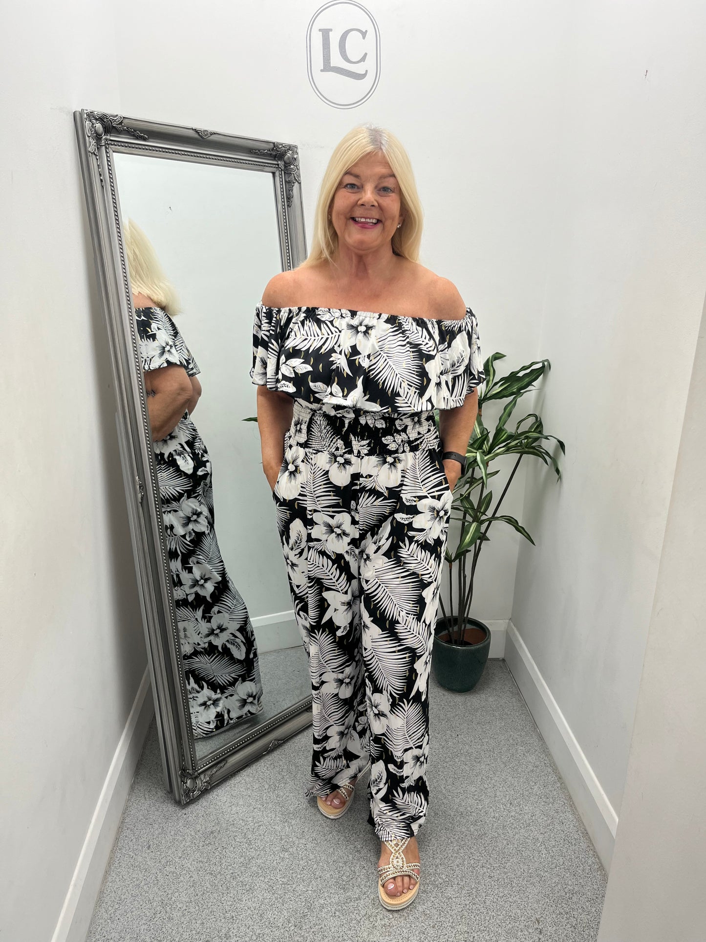 Bardot Printed Jumpsuit