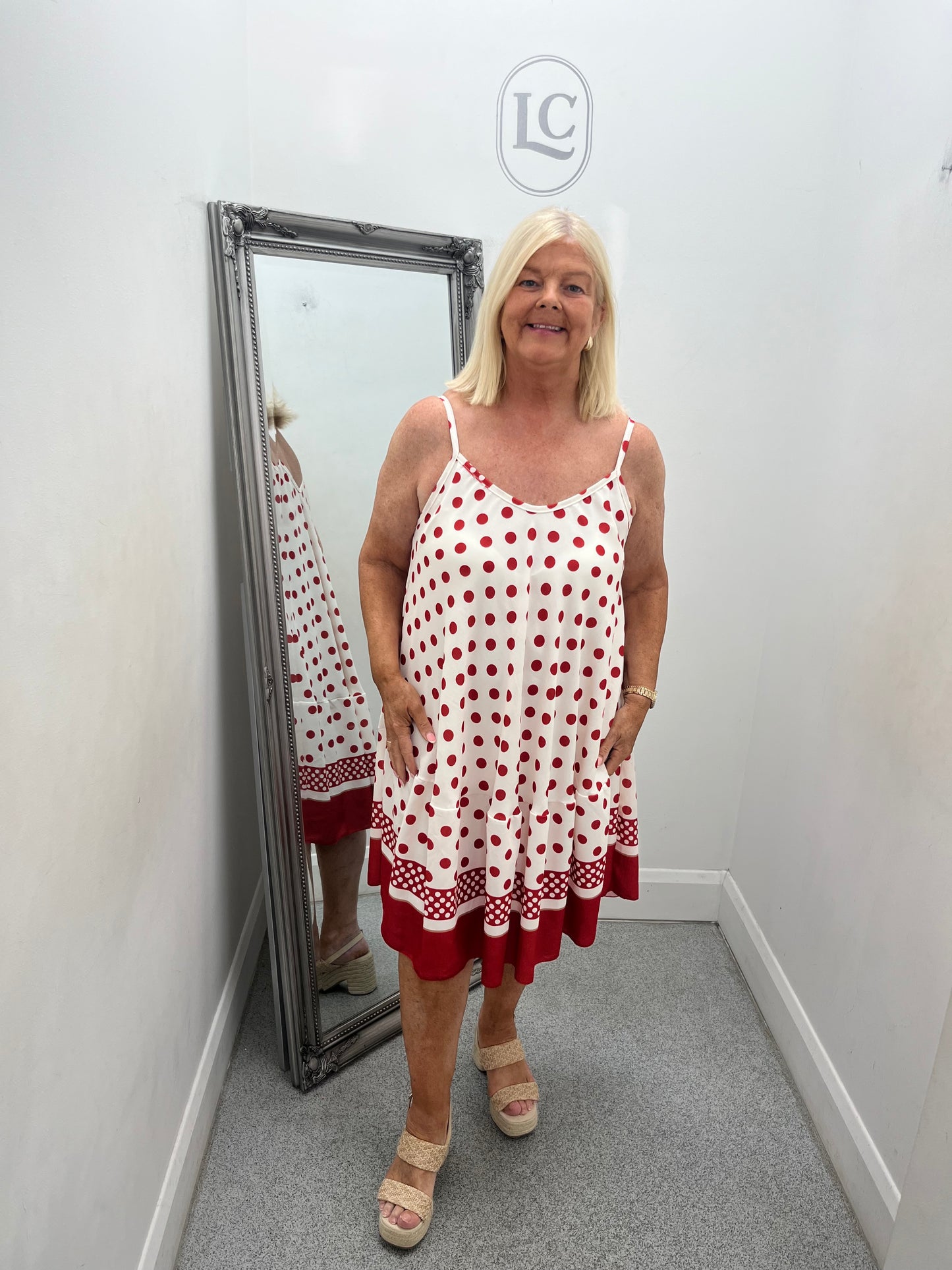 String Polka Dress in 5 colours