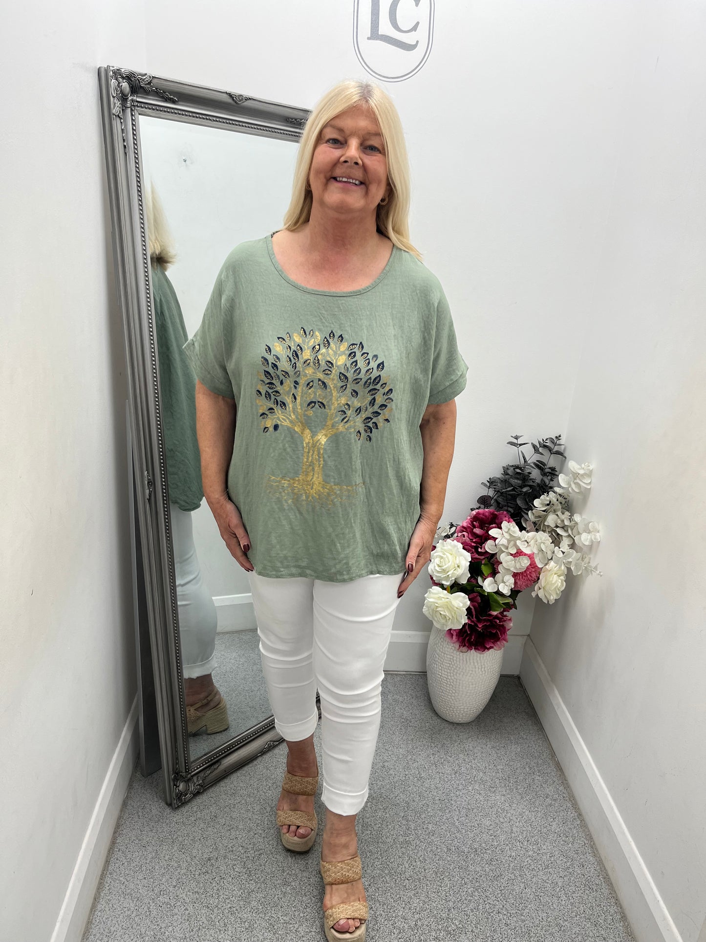 Printed Tree Top in 10 colours