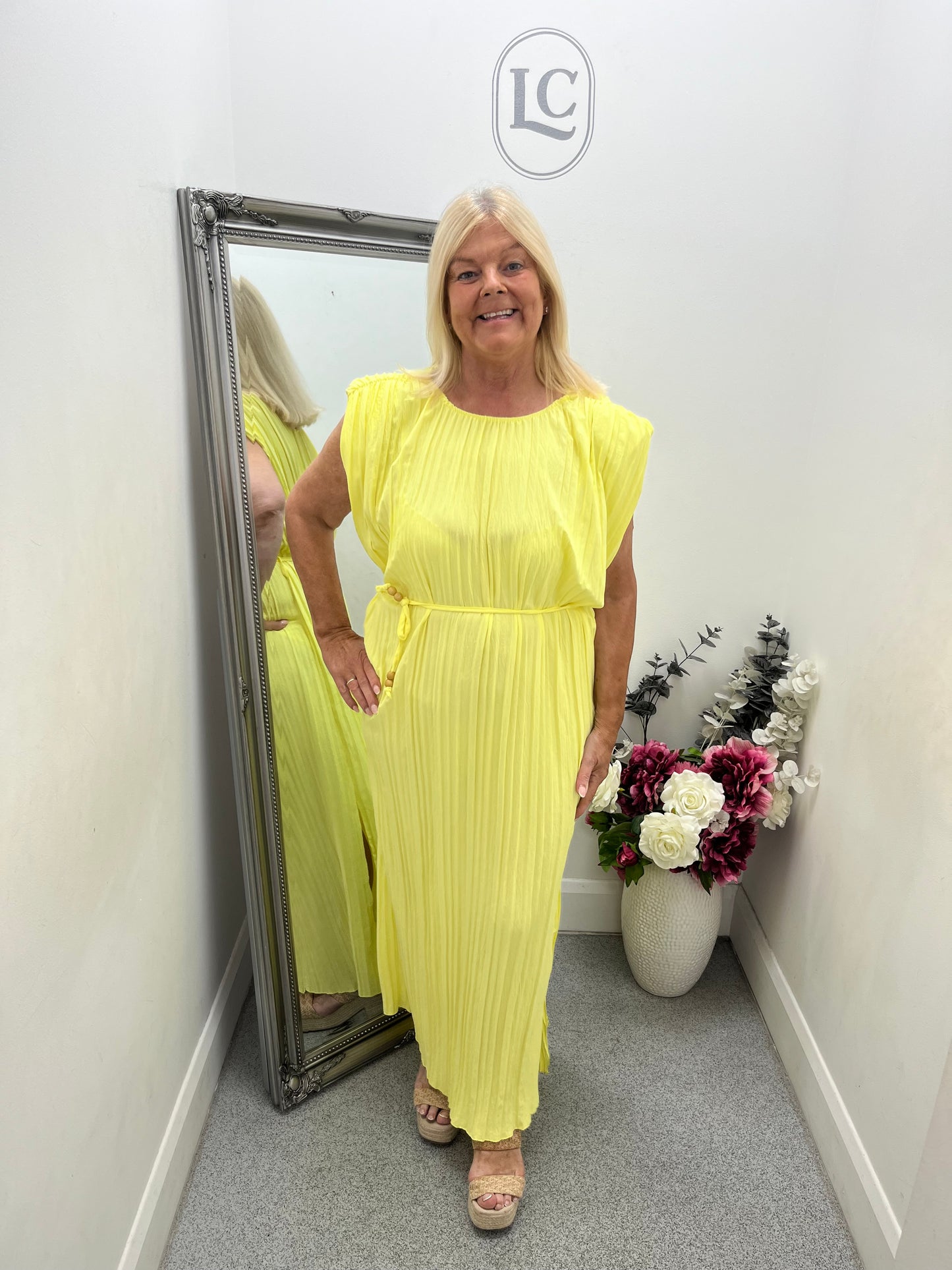 Pleated Maxi Dress in 7 colours
