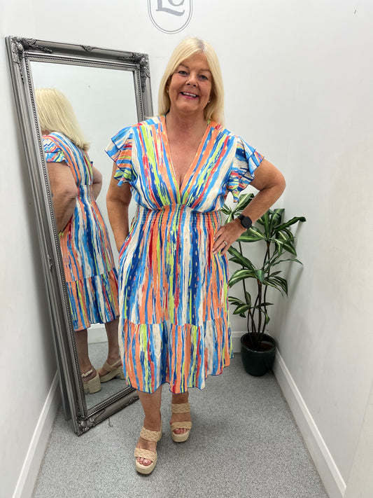 Sarah Bardot Dress in 3 colours