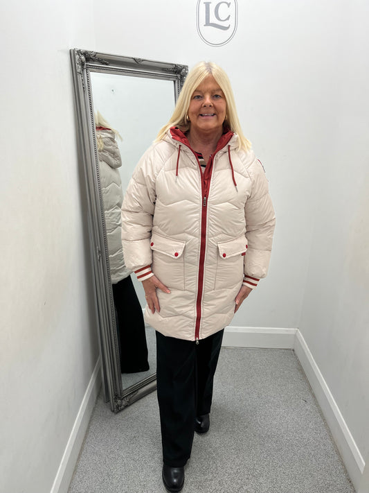 Two Tone Hooded Jacket