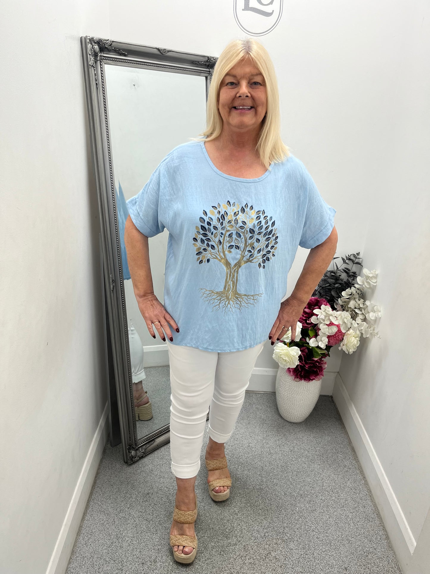 Printed Tree Top in 10 colours