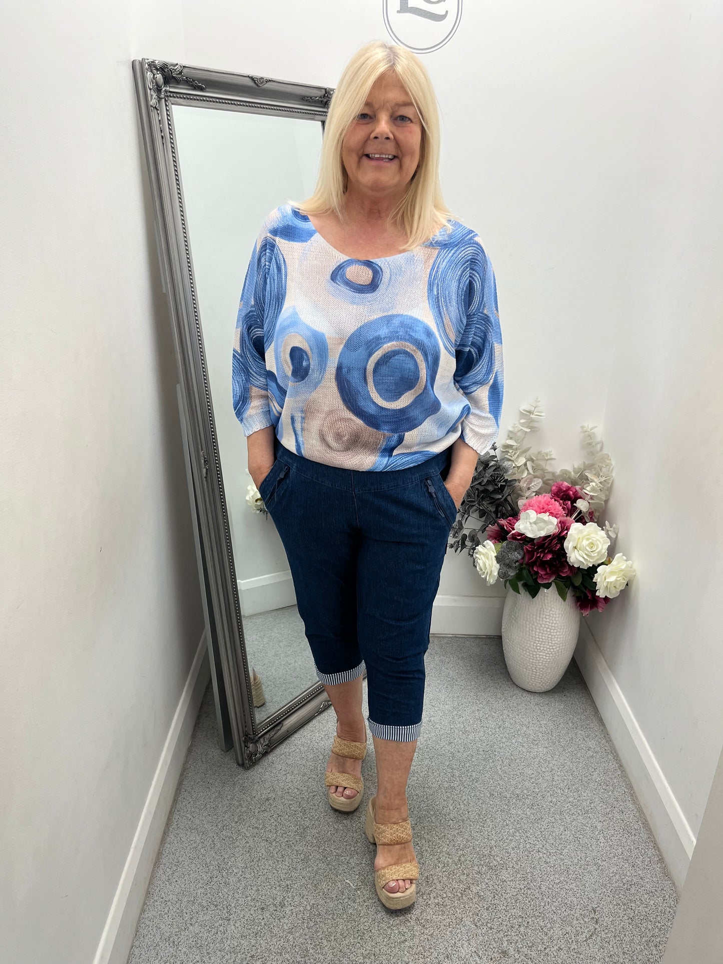 Denim 3/4 Trousers