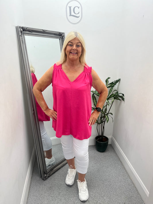 Alison Plus Size Vest Top in 7 colours