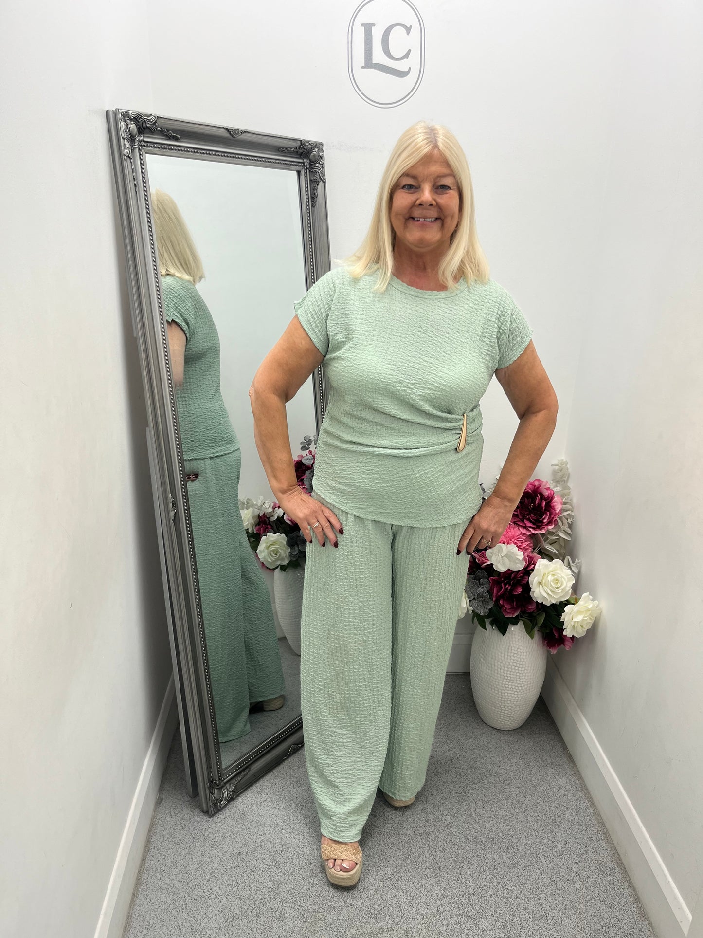 Jodie Top and Trouser Set in 10 colours