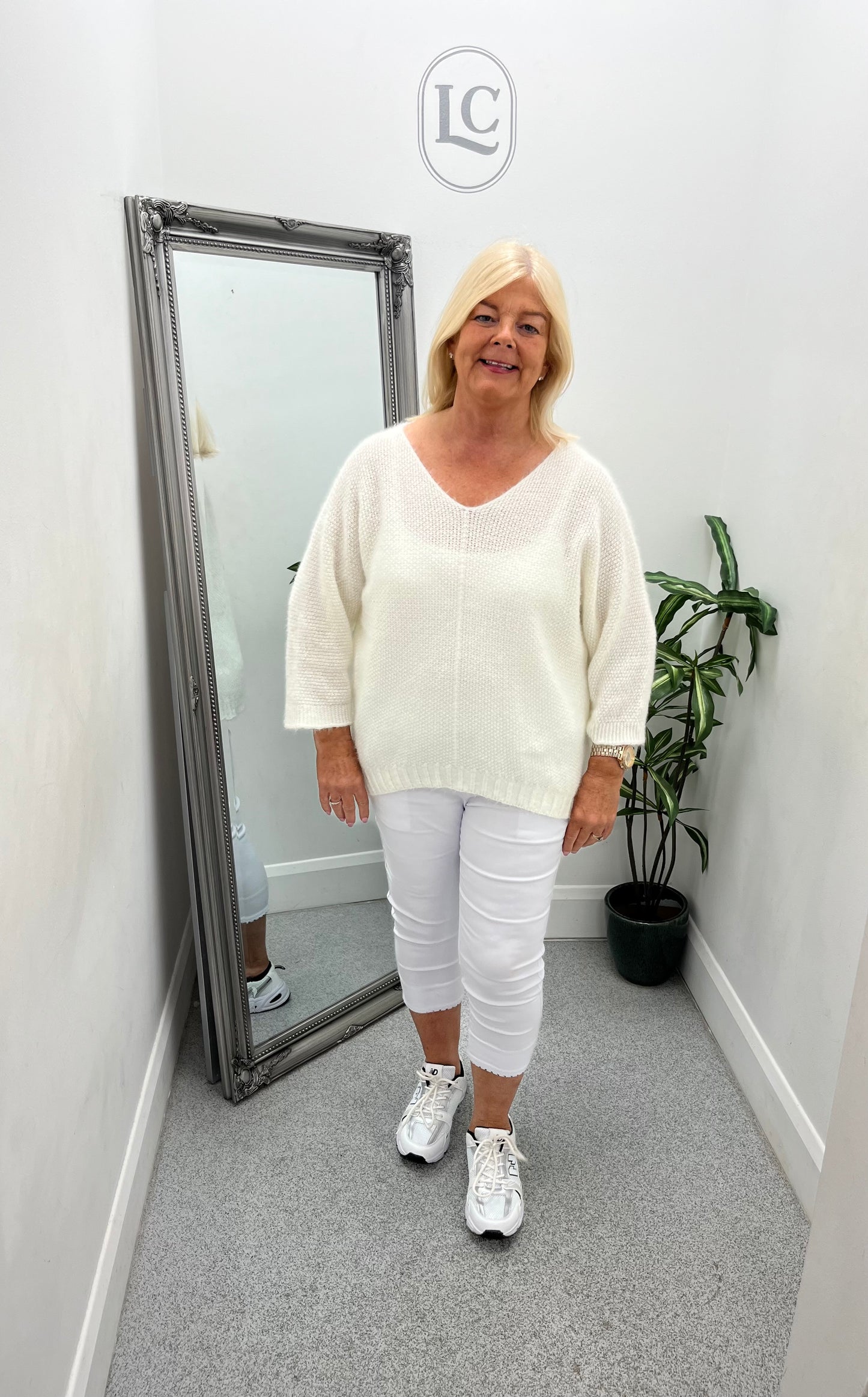 V Neck Soft Knit Jumper