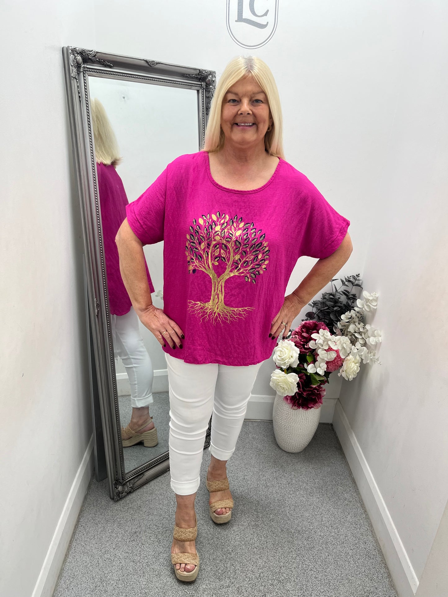 Printed Tree Top in 10 colours