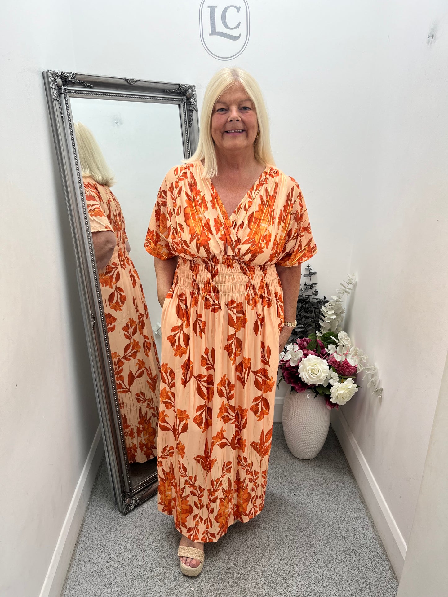 Gillian in orange