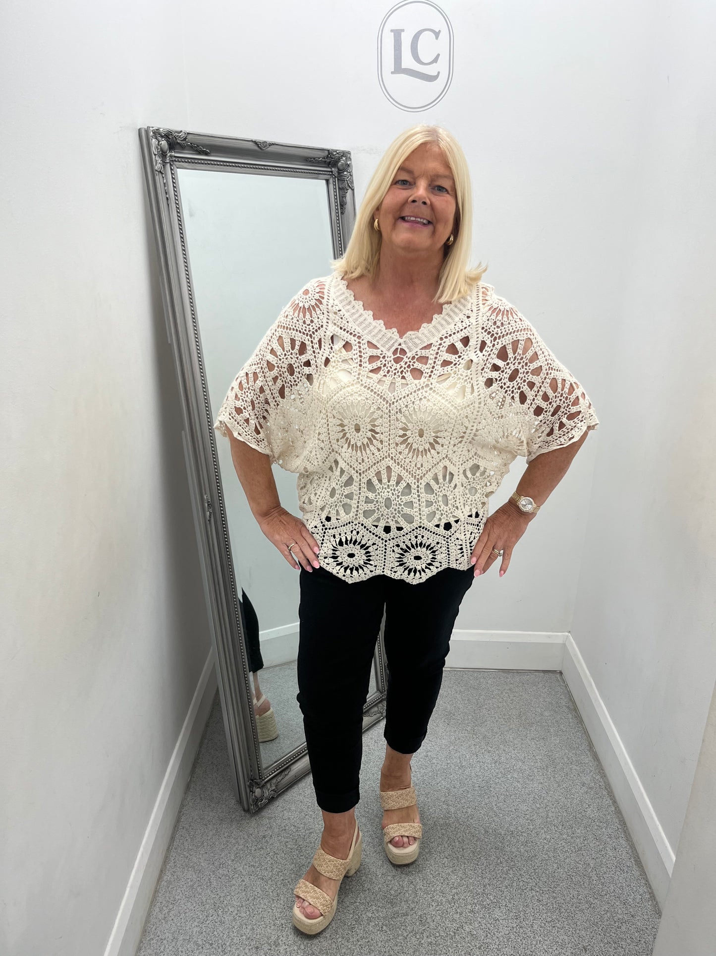 Tina Crotchet Cream