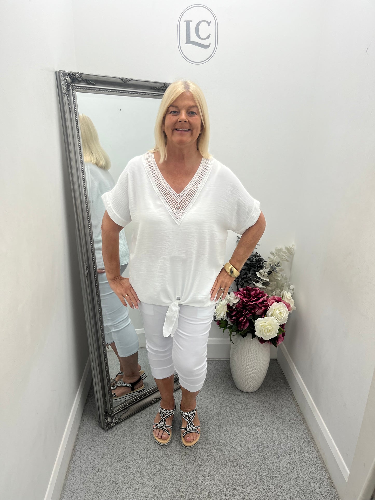Sequins V Neck Top in 9 colours
