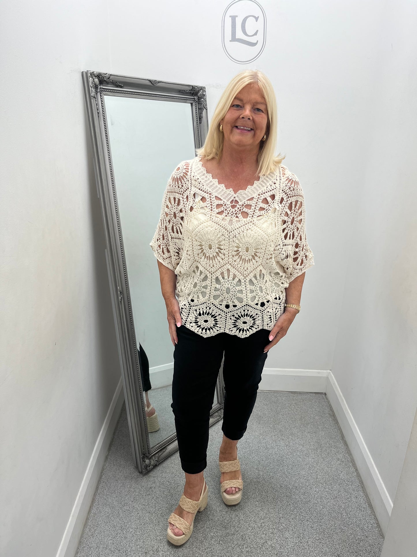Tina Crotchet Cream