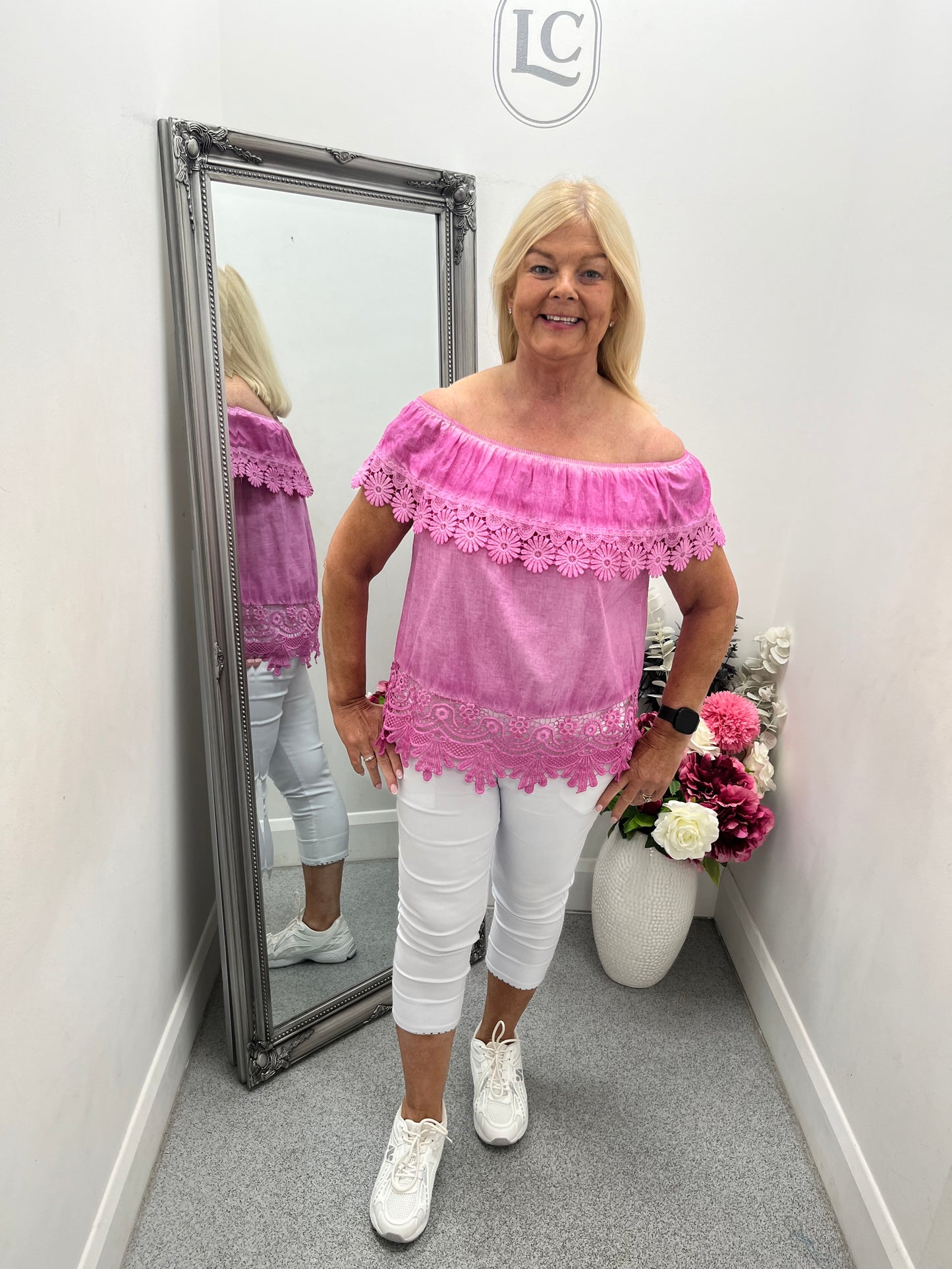 Jessica  Bardot Top in 5 colours