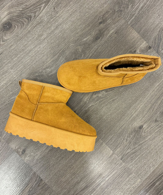 Faux Suede Boot in 4 colours