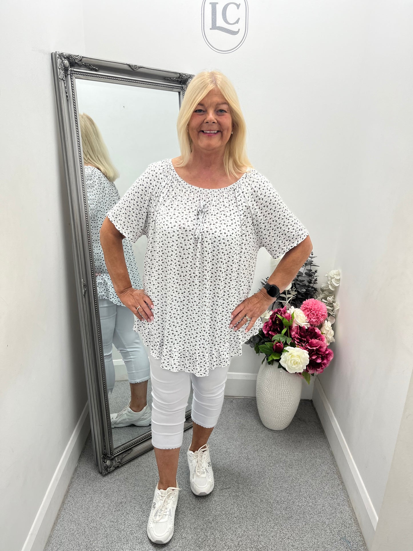 Daisy Print Top in 5 colours