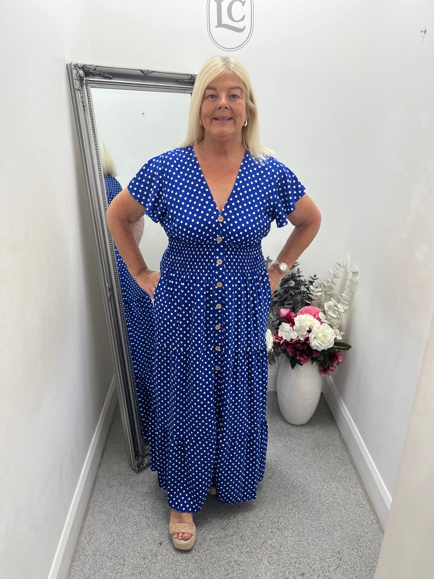 Maxi Polka Dot Dress 6 colours