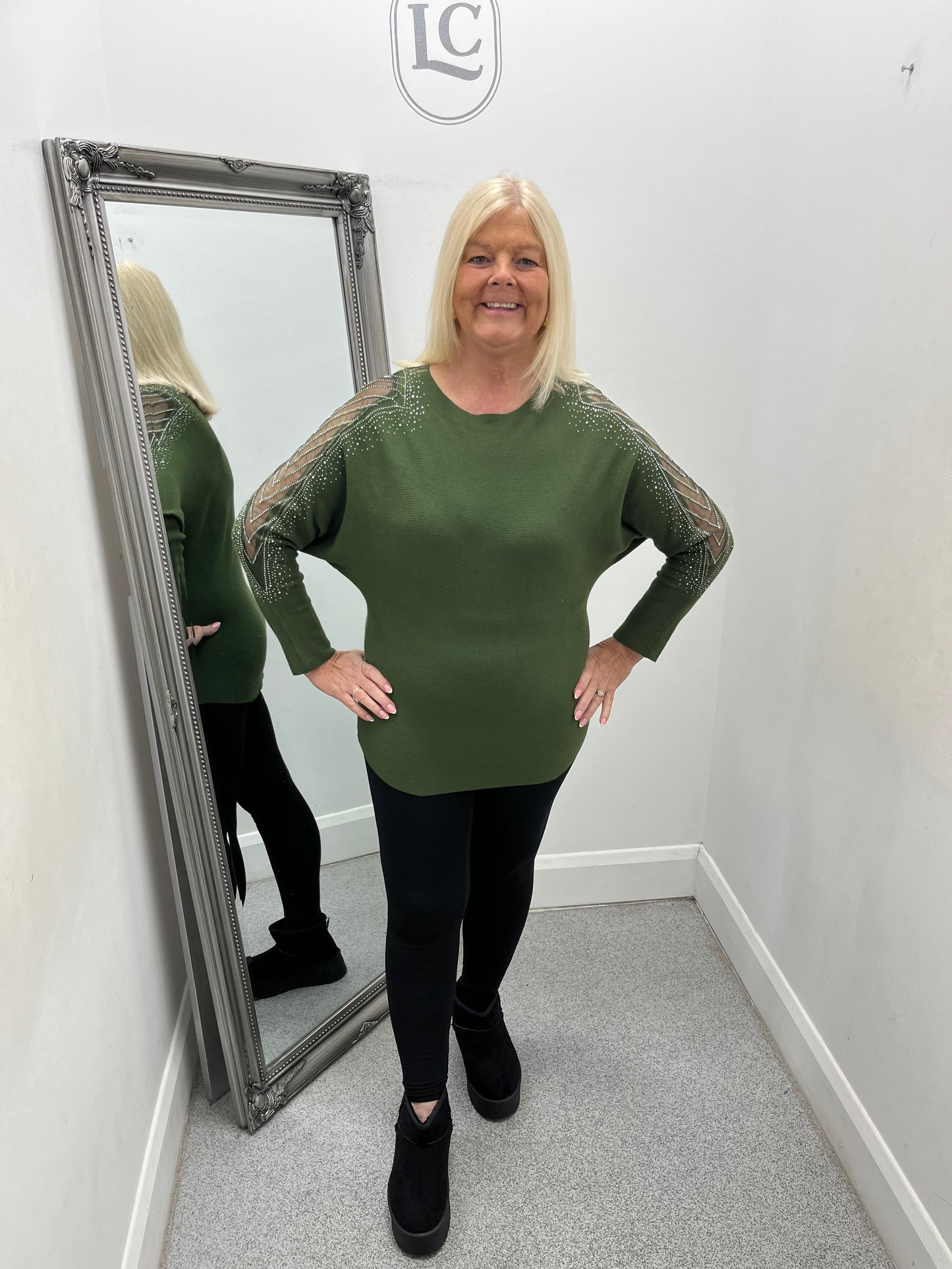 Lace Sleeve Jumper in 5 colours