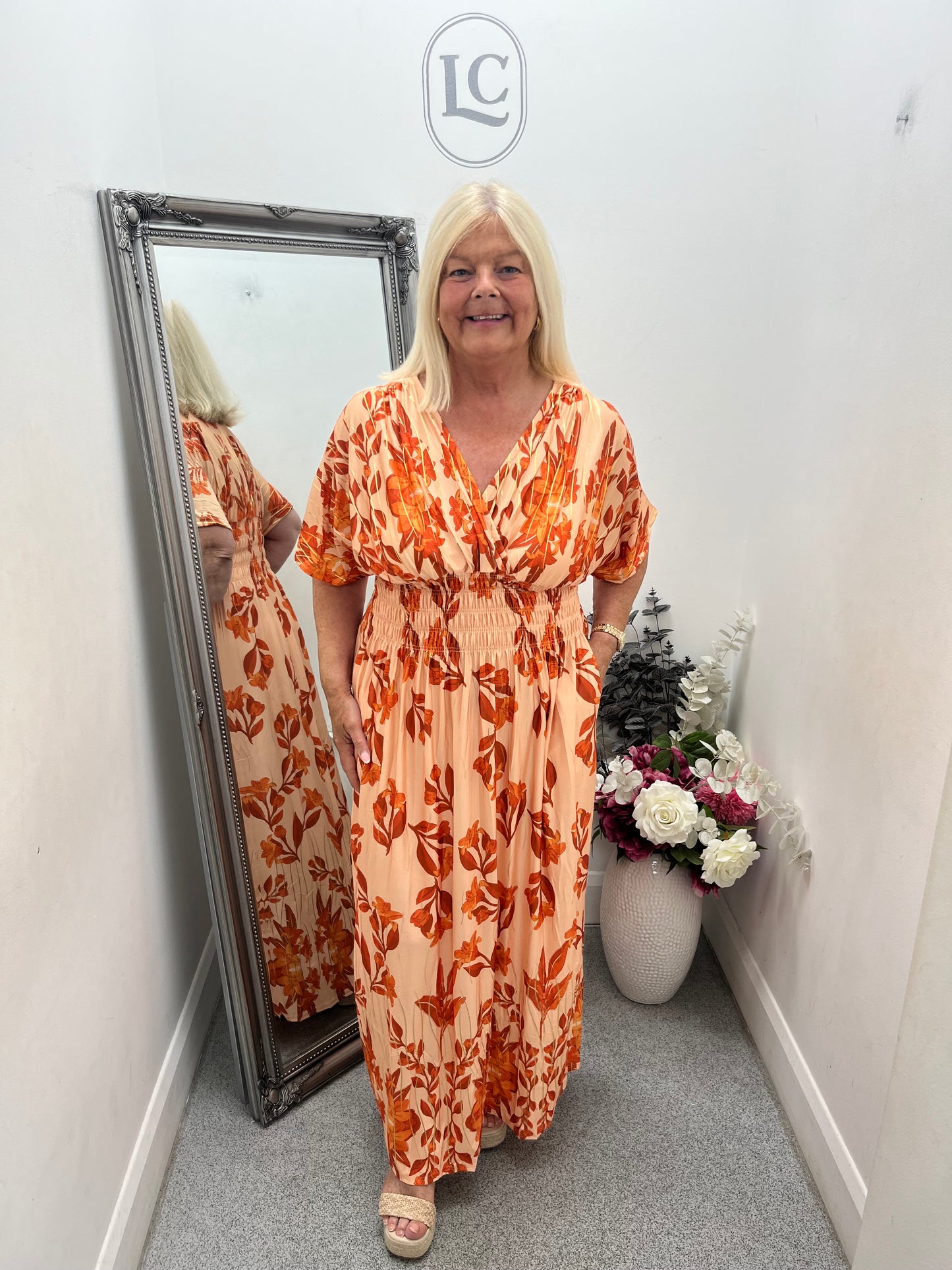 Gillian in orange