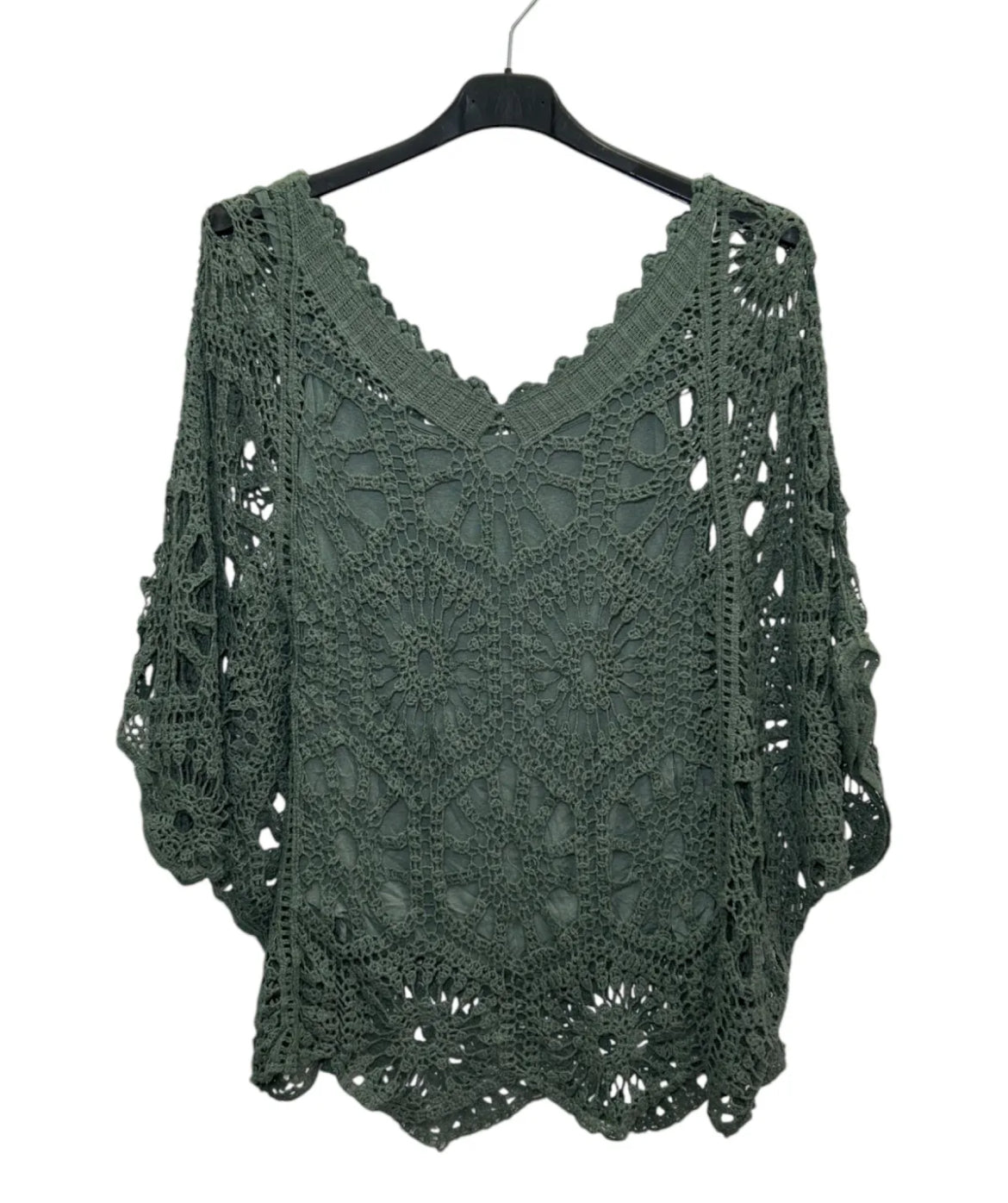 Tina crotchet in khaki