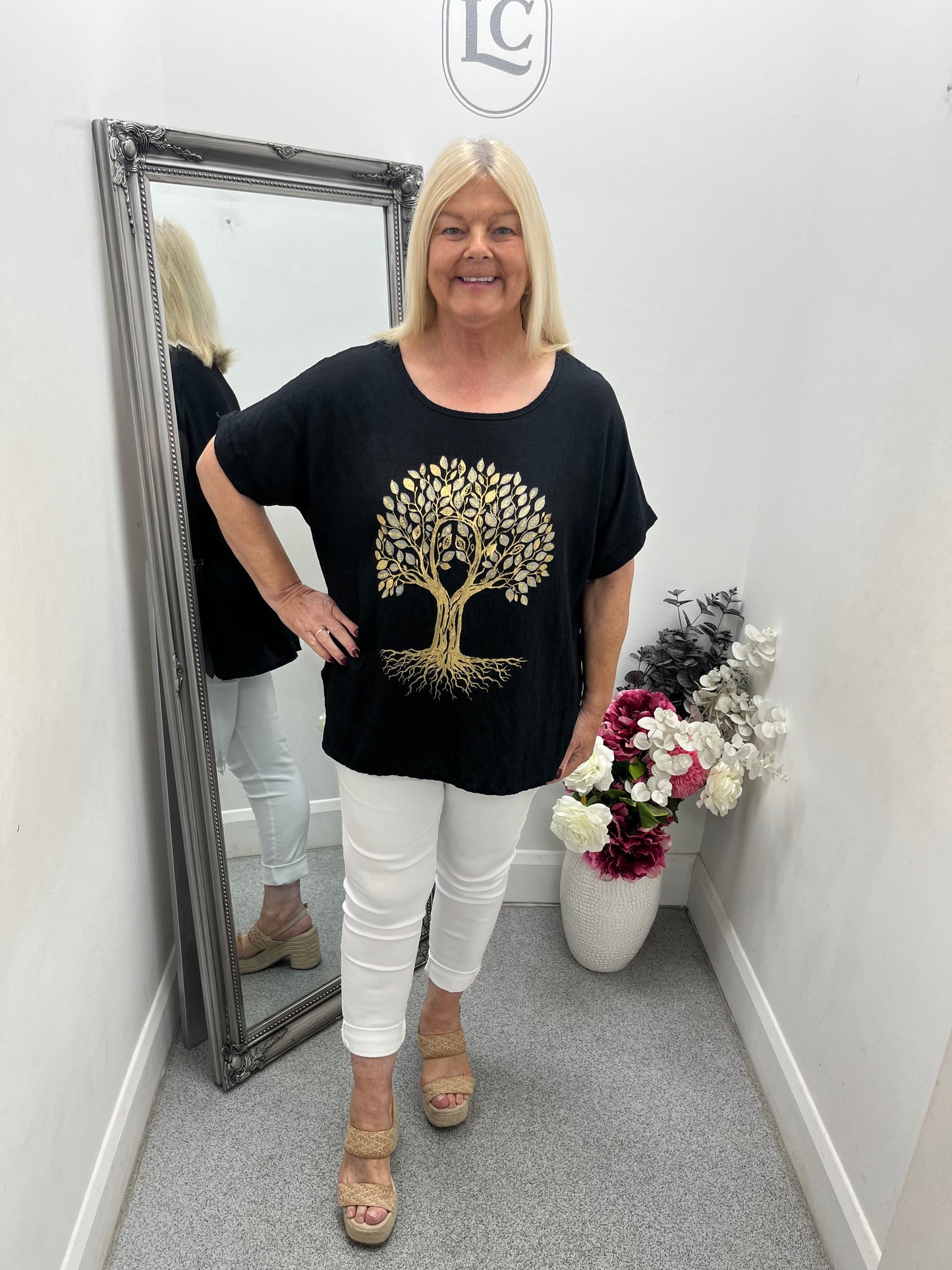 Printed Tree Top in 10 colours