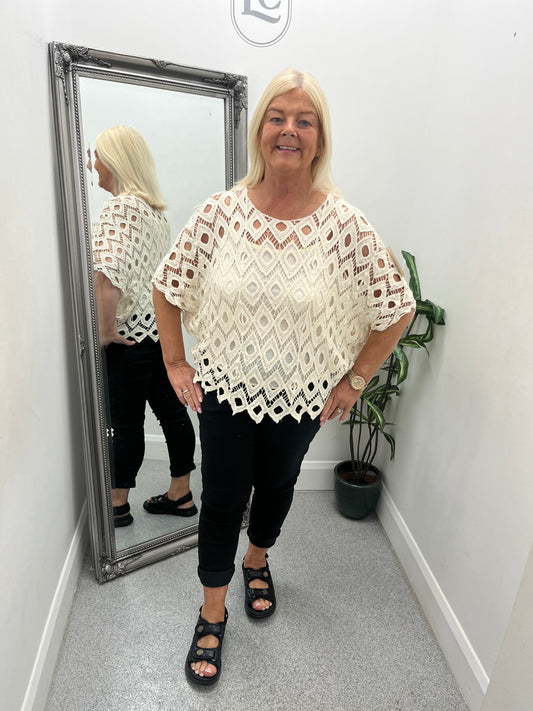 Crotchet Knit Twin Set in 9 colours