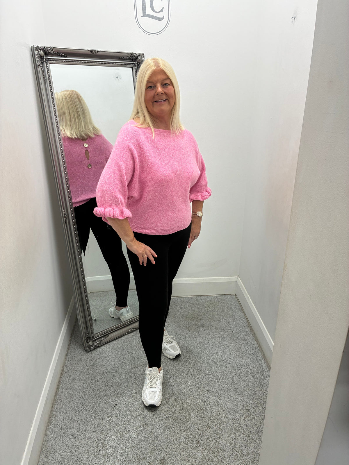 Button Back Jumper in 7 colours