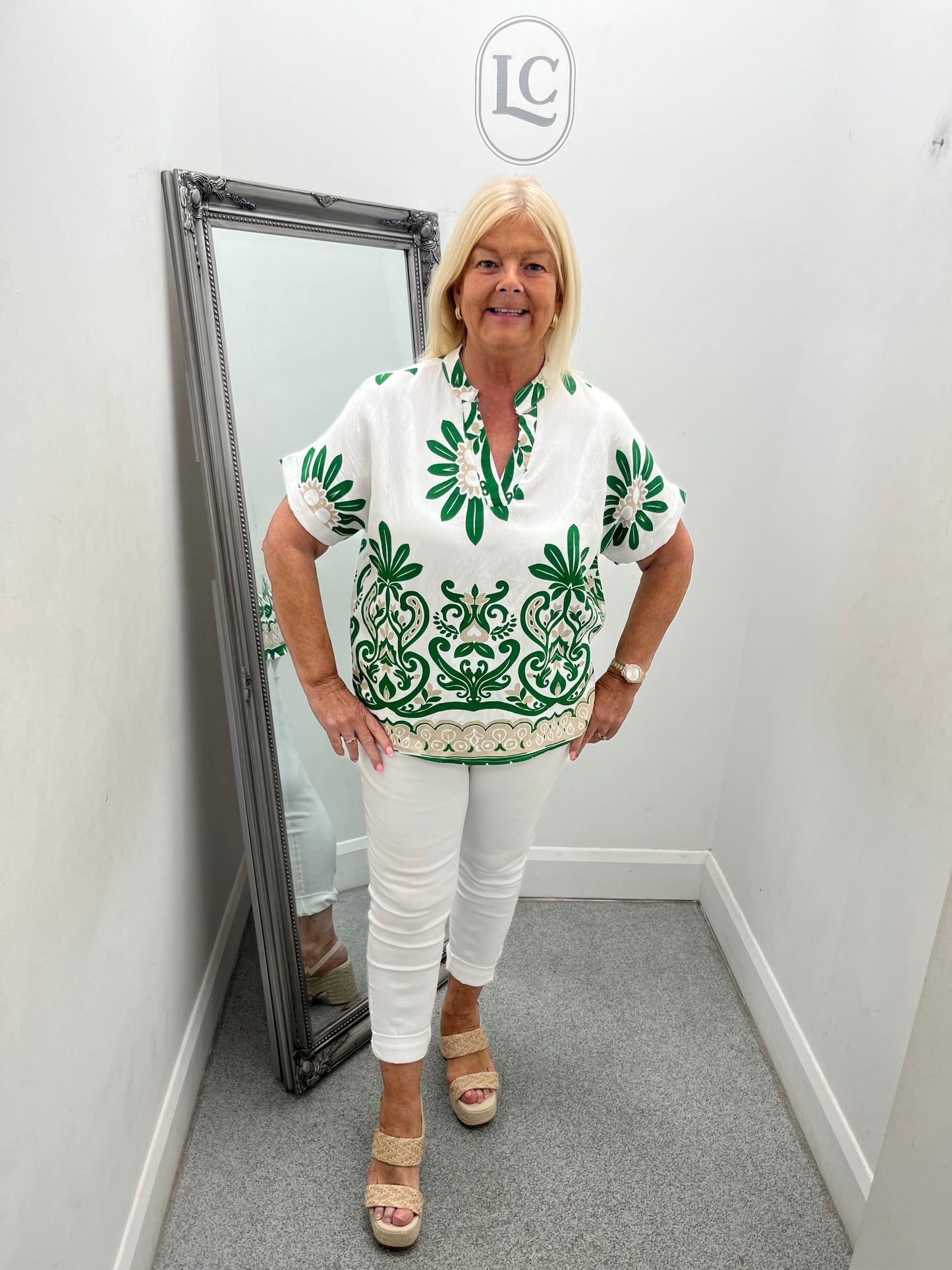 Annabelle Top in Green