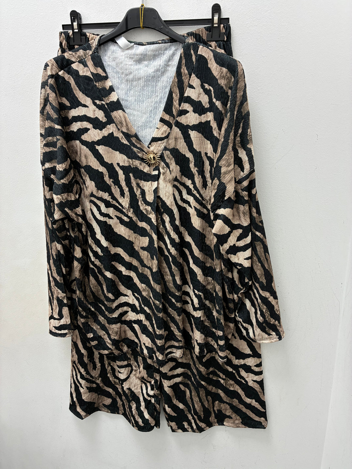 Zebra Print Plus Size Co Ord