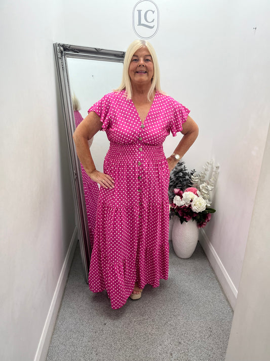 Maxi Polka Dot Dress 6 colours
