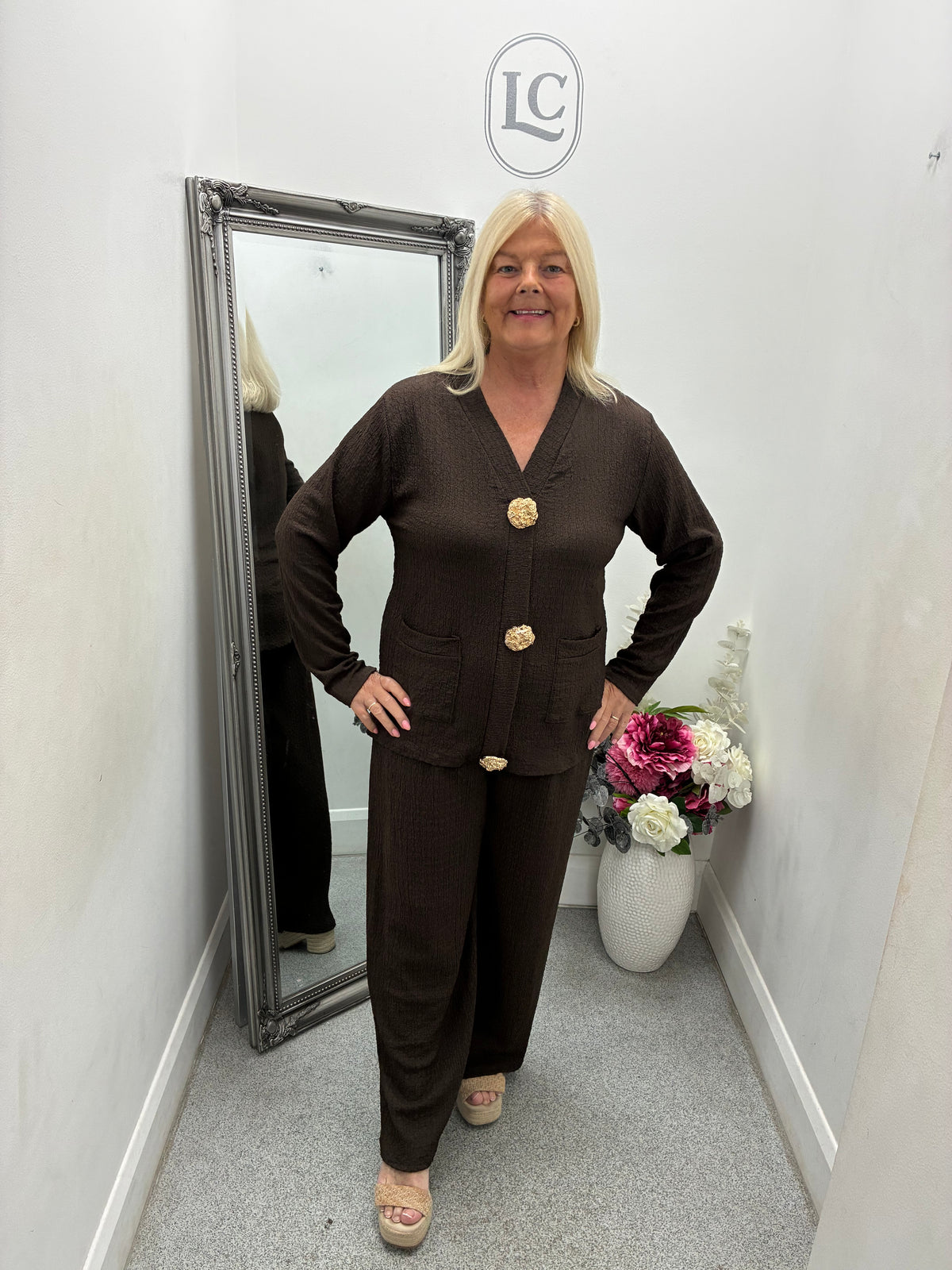 Sabrina long sleeve Co ord in 6 colours