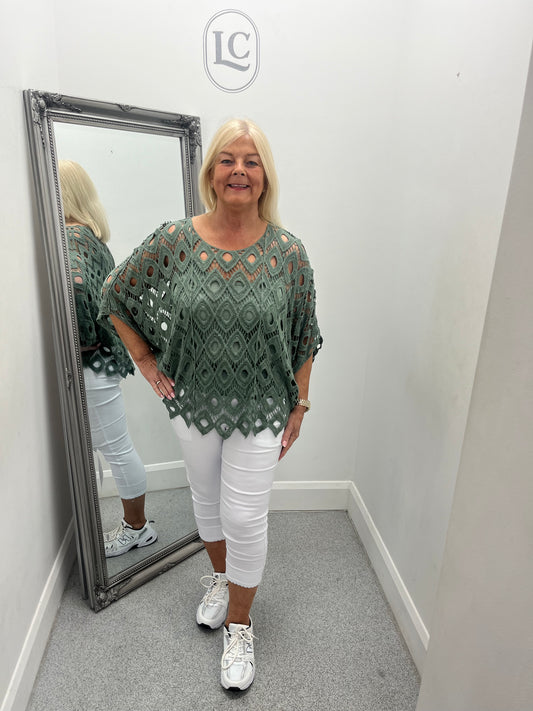 Crotchet Knit Twin Set in 9 colours